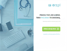 Tablet Screenshot of erz.pl